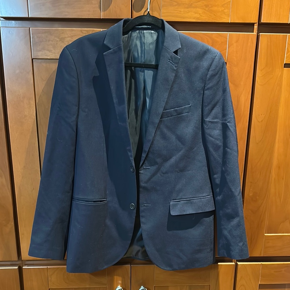 H&M Men’s Slim Fit Navy Blazer